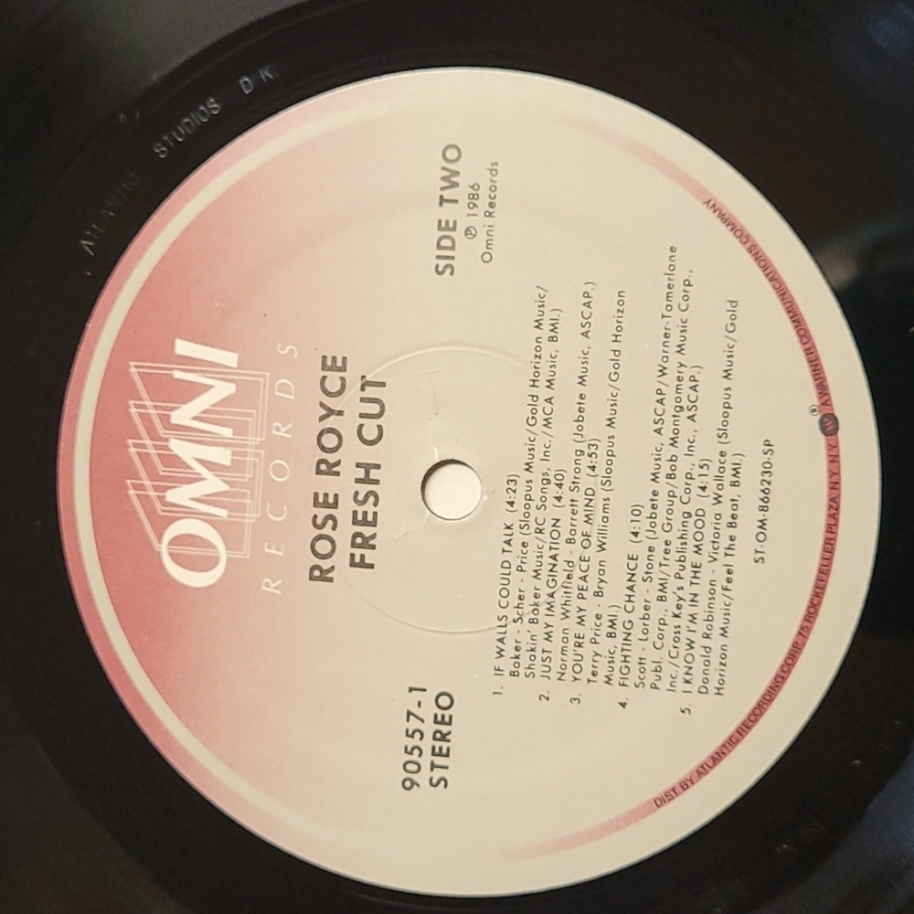 1986 ROSE ROYCE Album - Picture 8 of 8